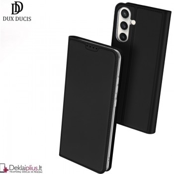 Dux Ducis Skin Pro dirbtinės odos dėklas - juodas (Samsung Galaxy S25 Fe) Dux Ducis Skin Pro dirbtinės odos dėklas - juodas (Samsung Galaxy S25 Fe)